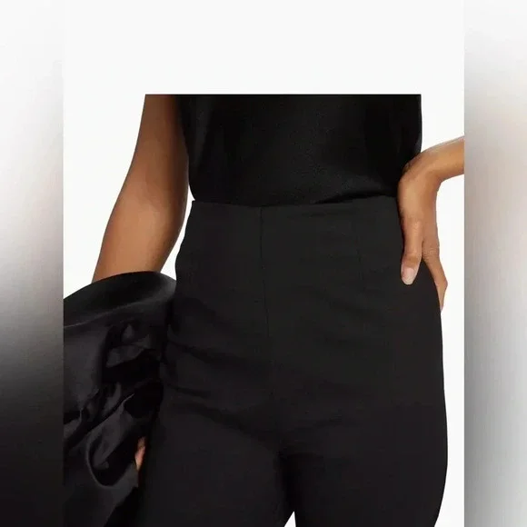 Róhe Womens Black Cigarette-Leg Trousers Size 8 (40)$370.00 MSRP